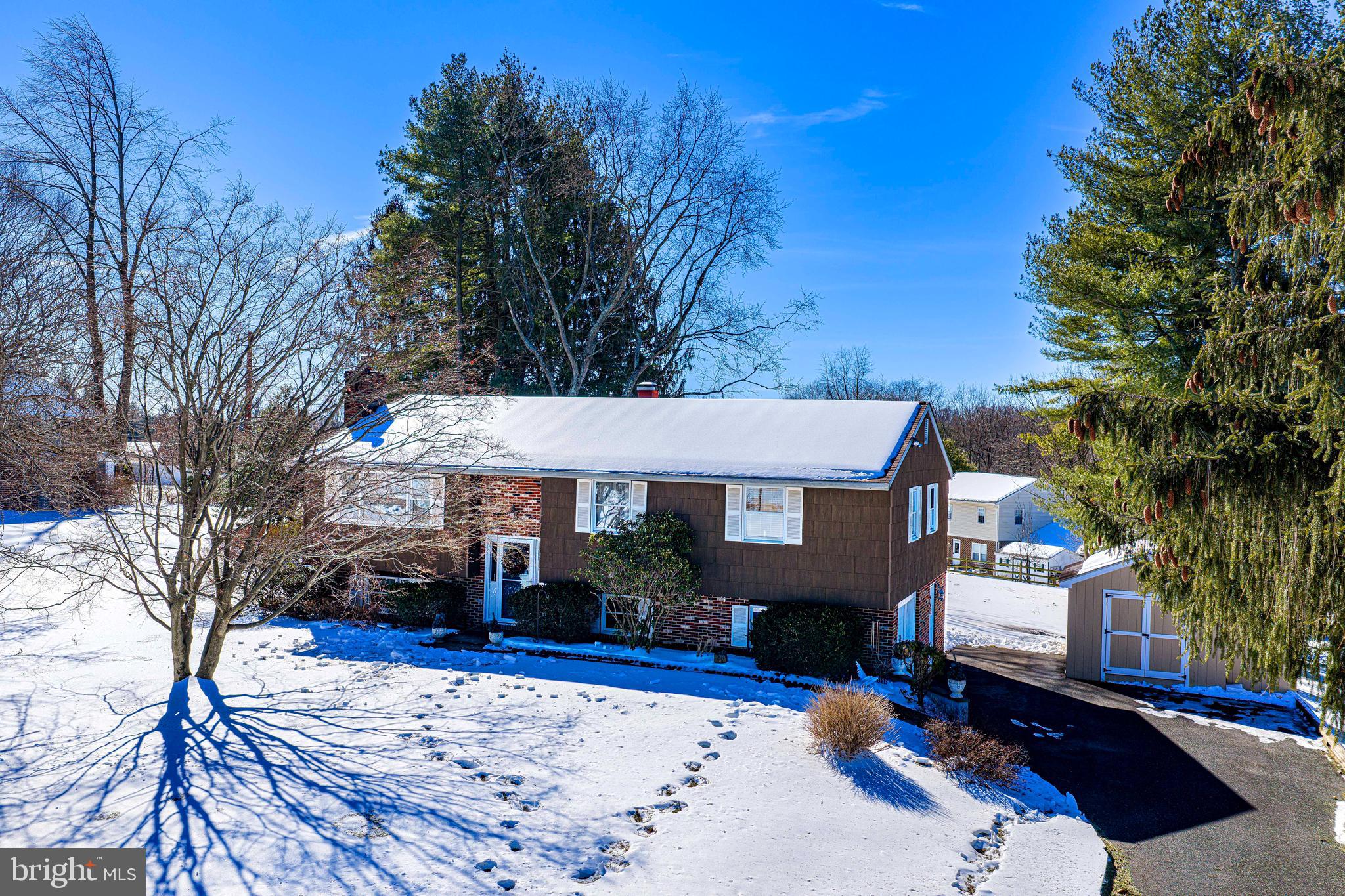 3204 Hunt Road Fallston, MD 21047 - Photo 43 of 54 a view of a house with a snow on the road