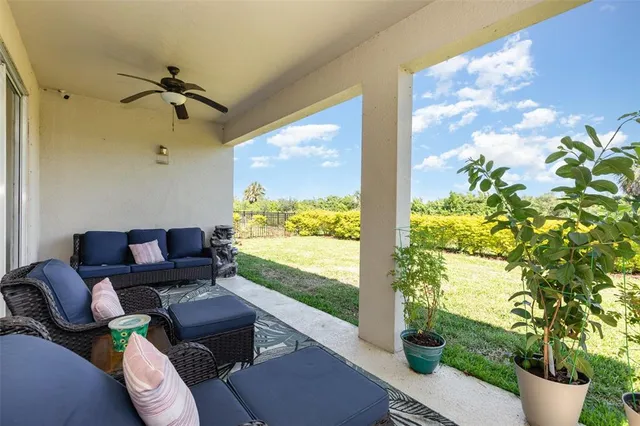 a view of a house with patio
