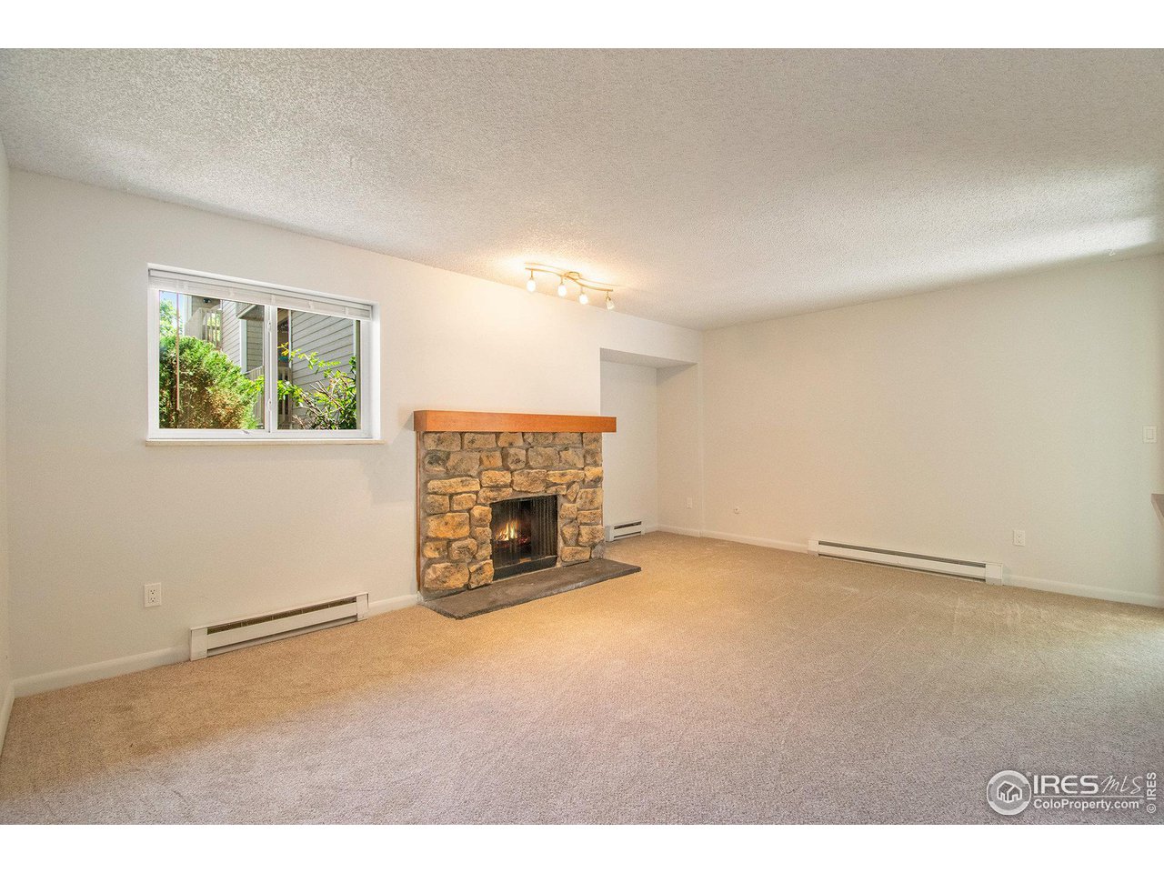 4068 South Atchison Way, Unit 101 Aurora, CO 80014 - Photo 5 of 12 an empty room with fireplace and windows