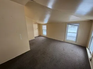 a view of a room with window