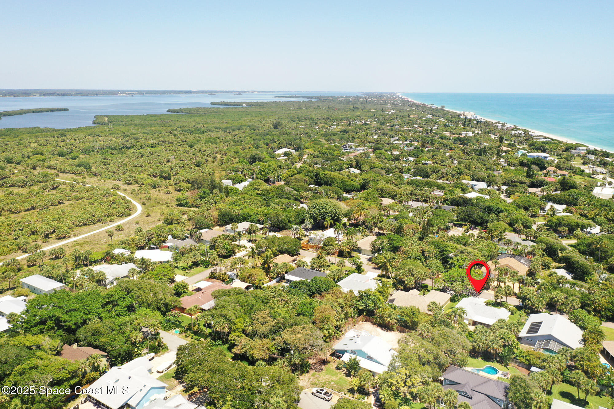 103 Matanzas Road Melbourne Beach, FL 32951 - Photo 31 of 37 a view of city and ocean