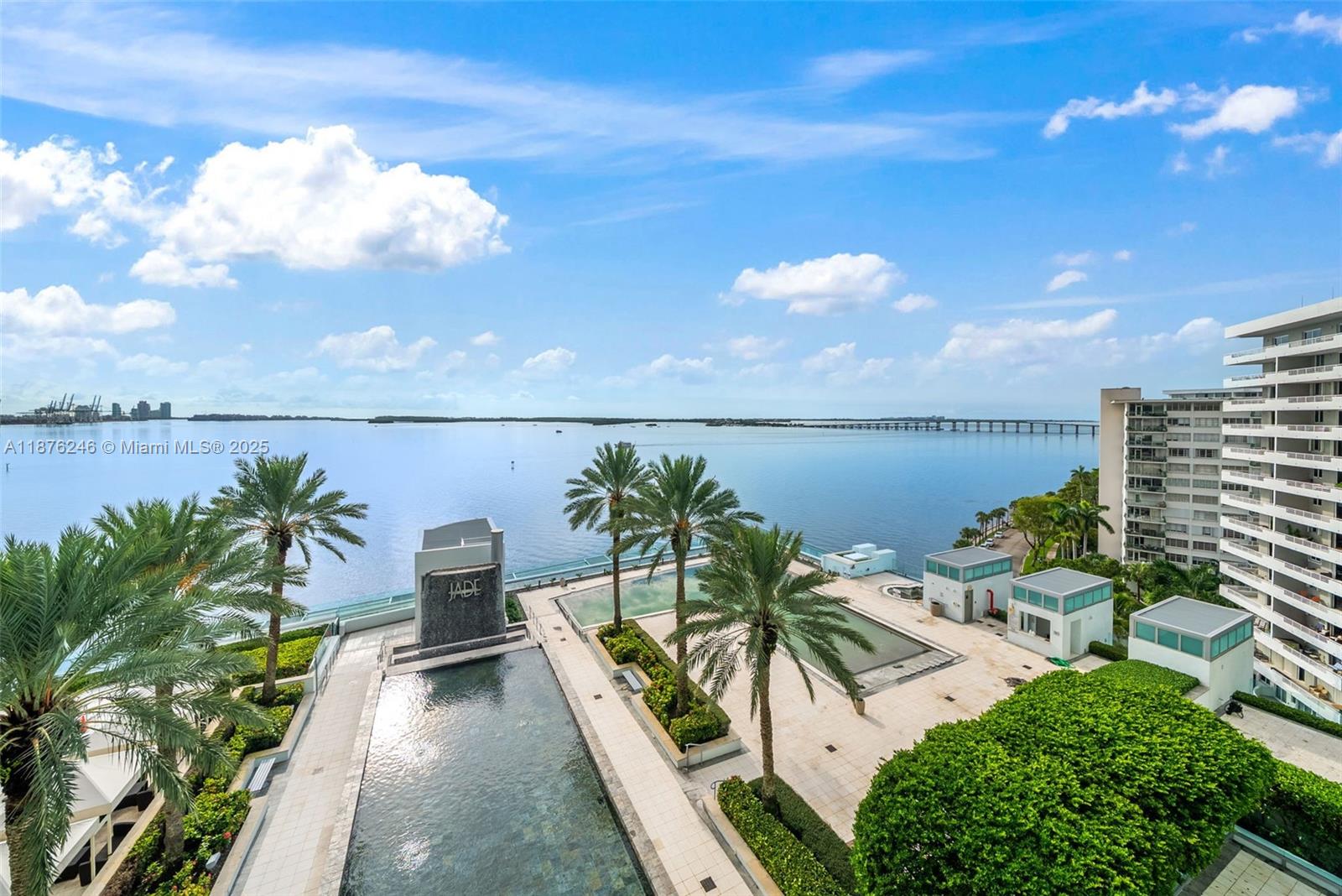 1331 Brickell Bay Drive, Unit 1105 Miami, FL 33131 - Photo 17 of 17 a view of a balcony with lake view and mountain view