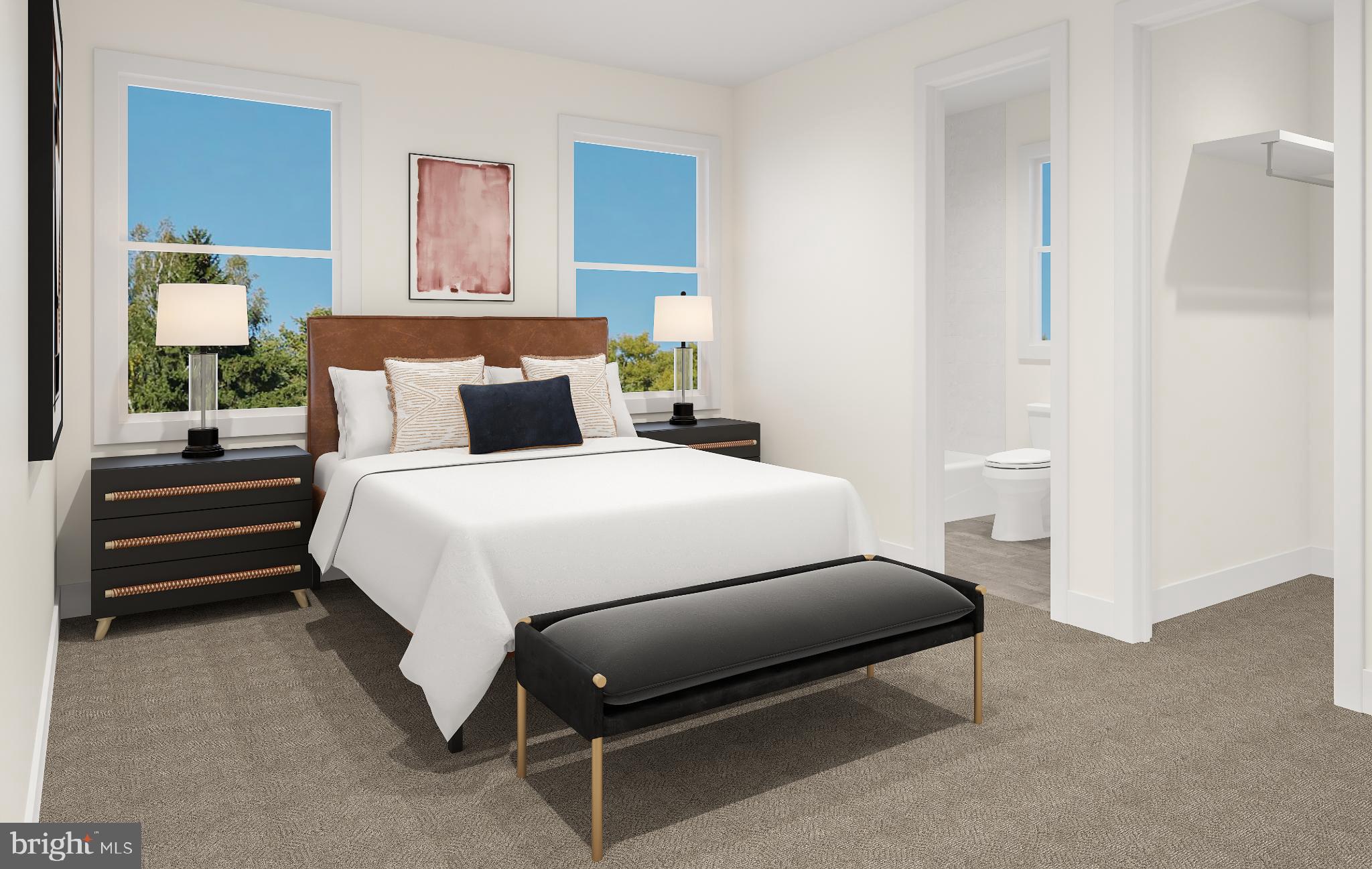 Stony Road, Unit MAYWEATHER Warminster, PA 18974 - Photo 10 of 20 a bedroom with a bed and a cabinets