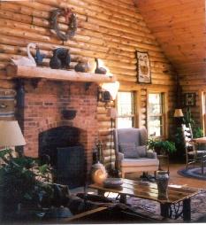 1417 Monterey Road Otis, MA 01253 - Photo 2 of 2 a living room with fireplace furniture and a fireplace