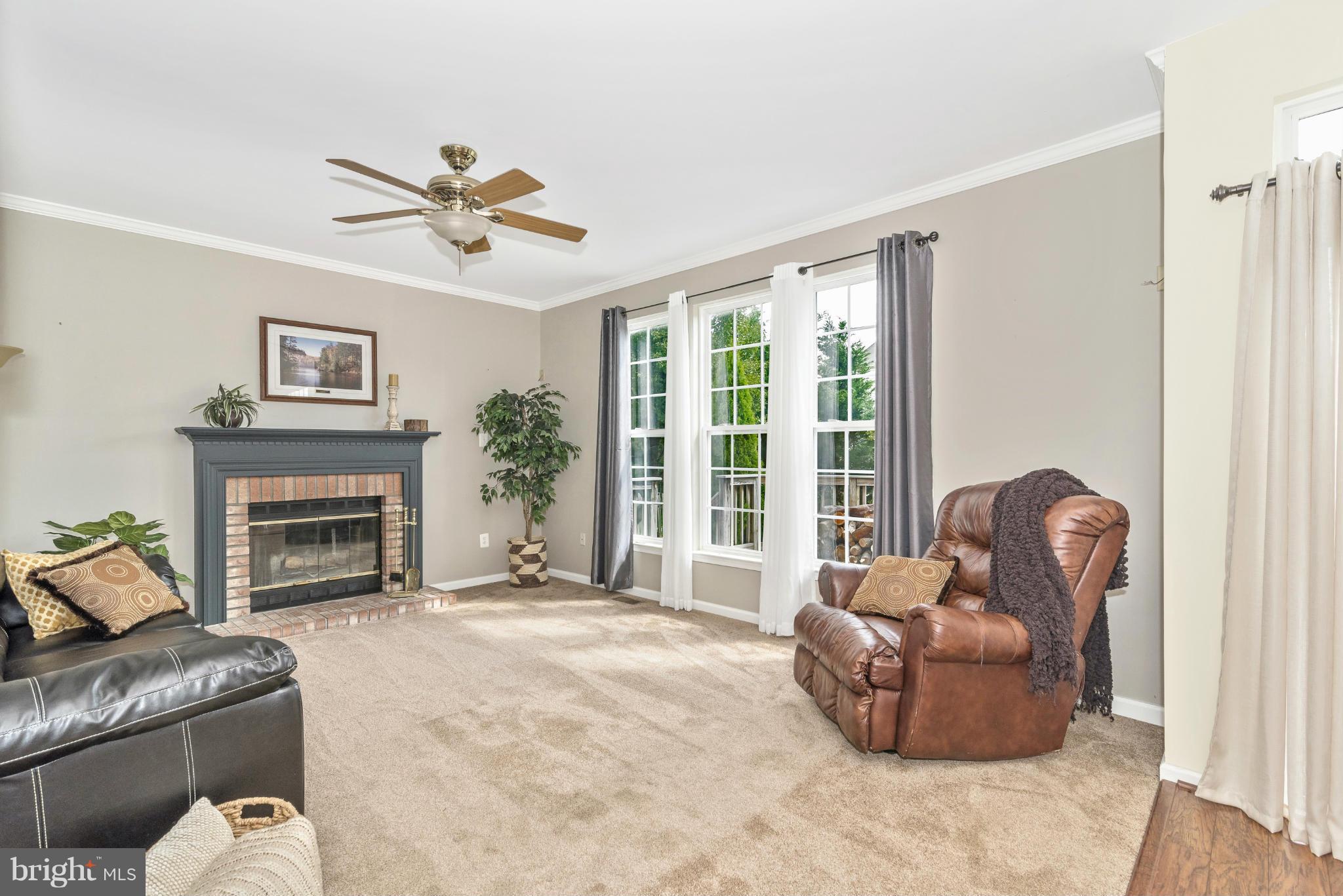 1208 Crossbow Road Mount Airy, MD 21771 - Photo 9 of 30 Family Room with Wood-burning Fireplace!!