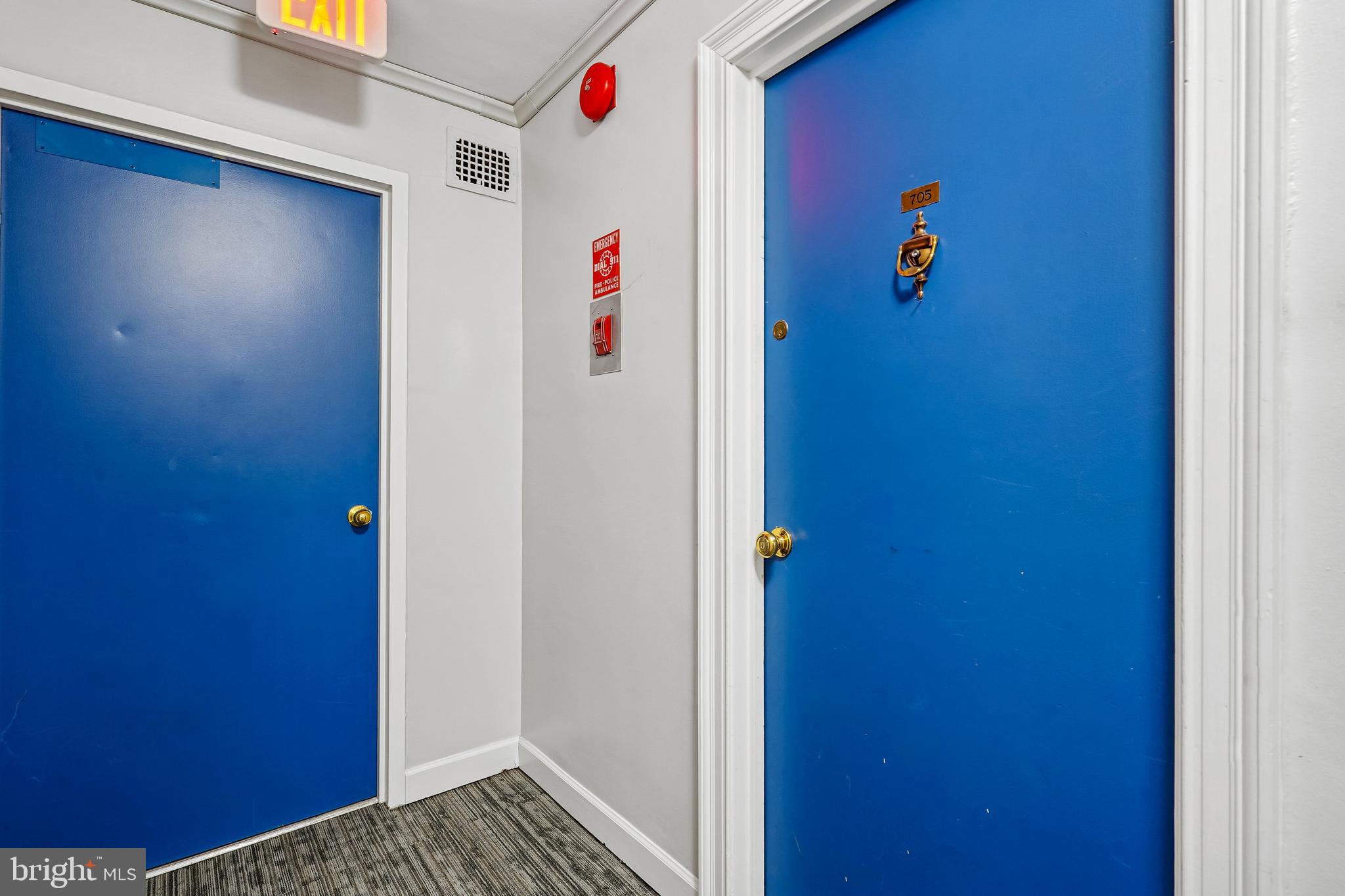 4343 Cherry Hill Road, Unit 705 Arlington, VA 22207 - Photo 12 of 41 Front door in hallway.