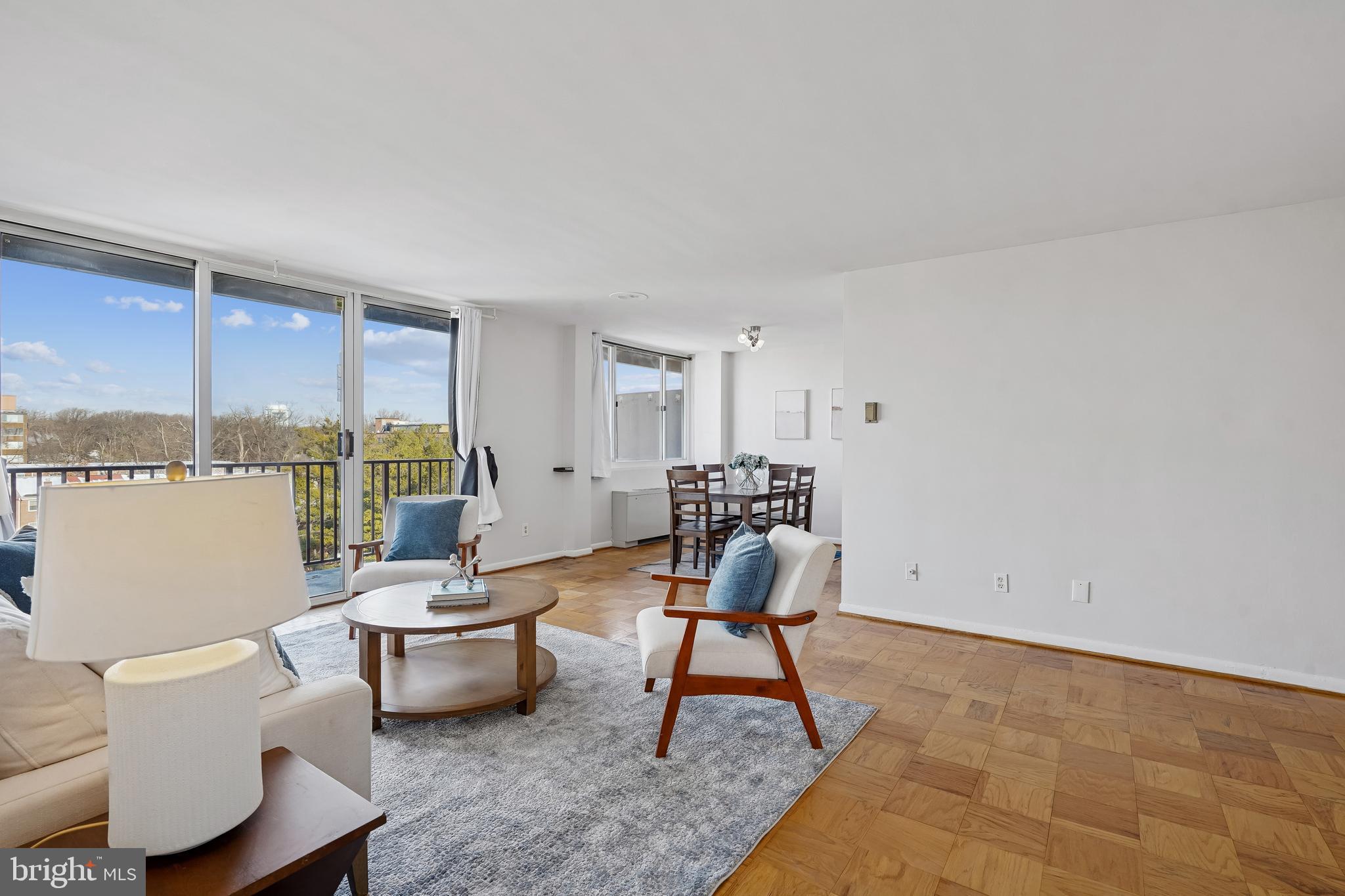 4343 Cherry Hill Road, Unit 705 Arlington, VA 22207 - Photo 15 of 41 Sleek, sunlit space with views.