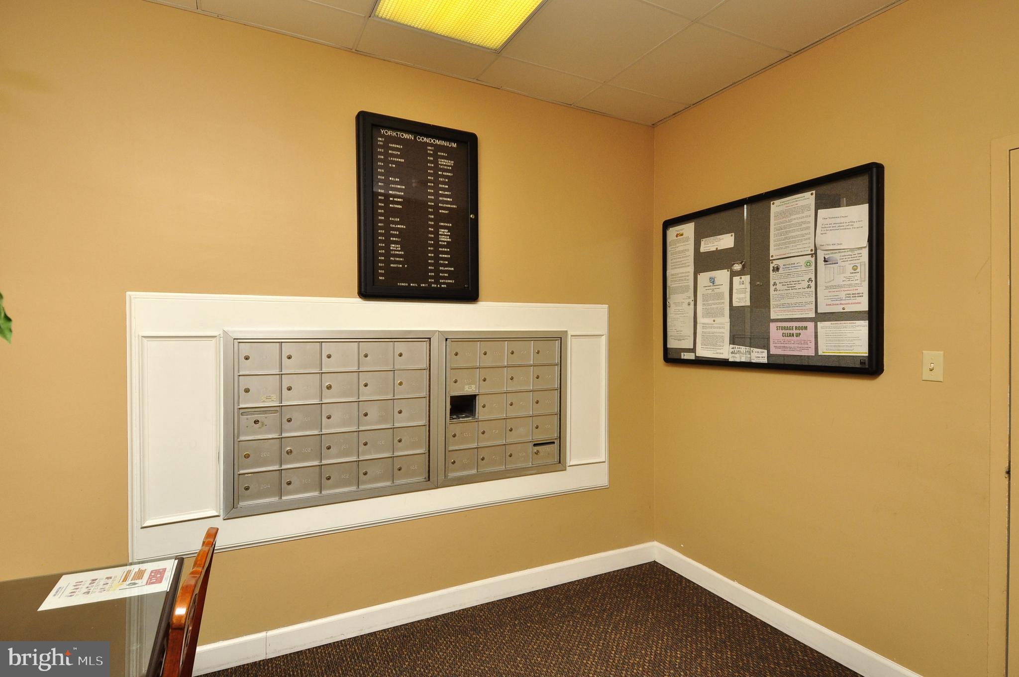 4343 Cherry Hill Road, Unit 705 Arlington, VA 22207 - Photo 33 of 41 Mailbox is conveniently located off of the lobby.