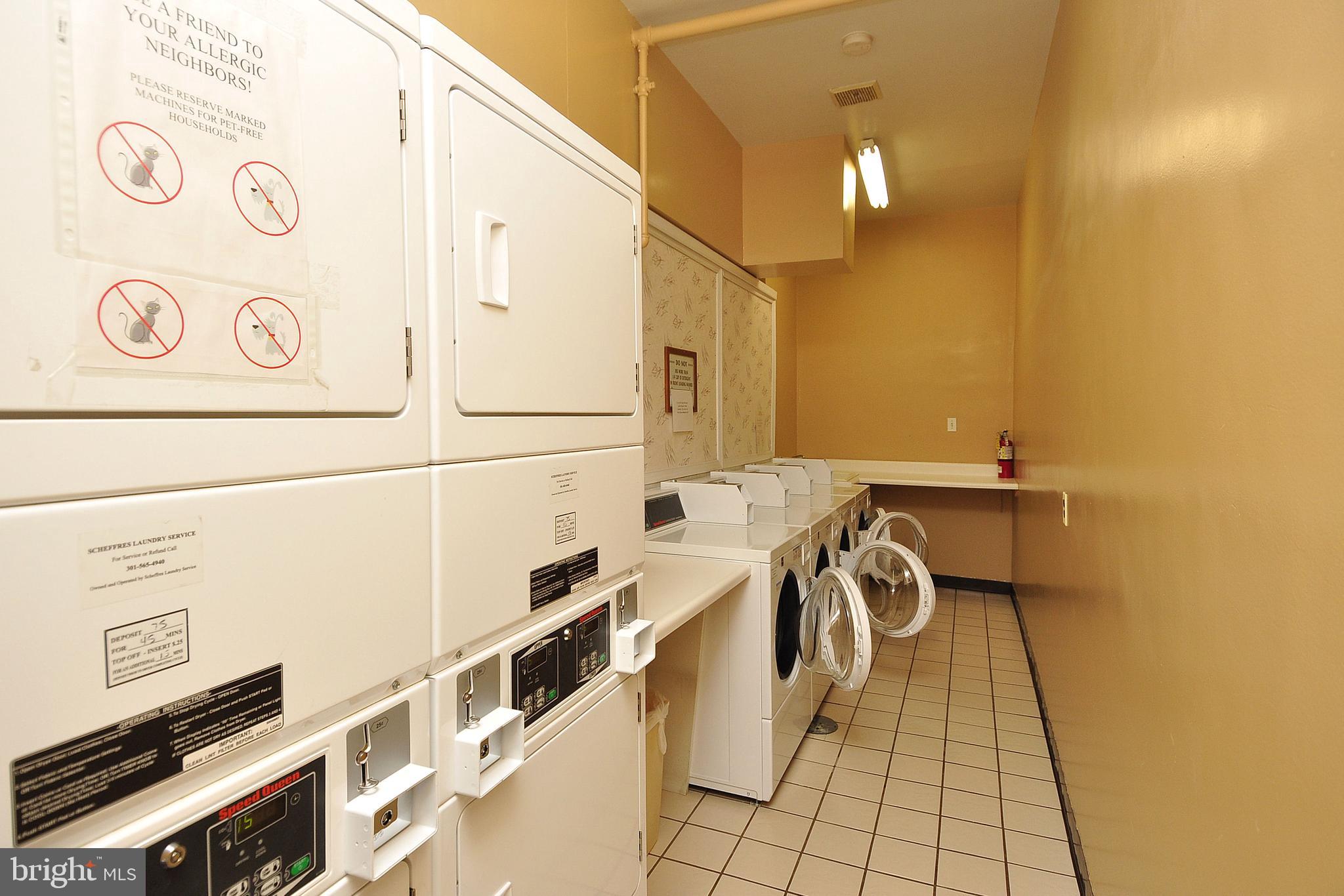 4343 Cherry Hill Road, Unit 705 Arlington, VA 22207 - Photo 34 of 41 Get all of your laundry done at the same time!