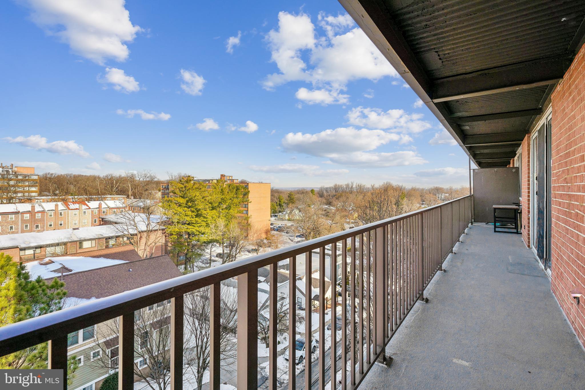 4343 Cherry Hill Road, Unit 705 Arlington, VA 22207 - Photo 5 of 41 a view of city from a balcony