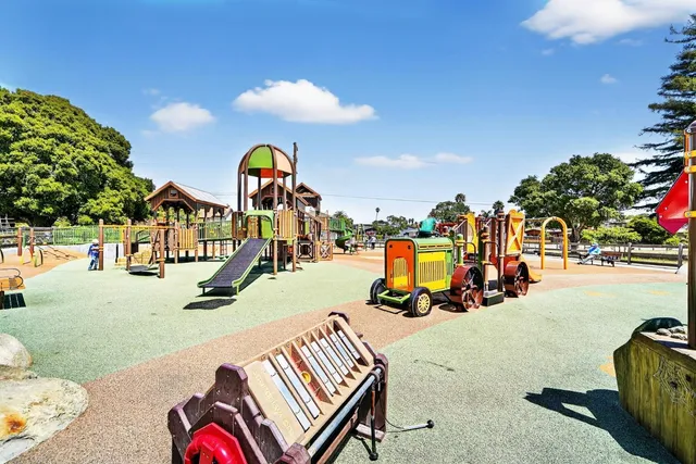 a view of a slide with a slide