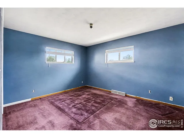 a view of an empty room