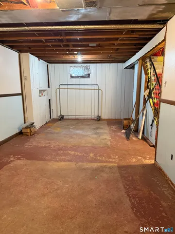 a view of storage and utility room