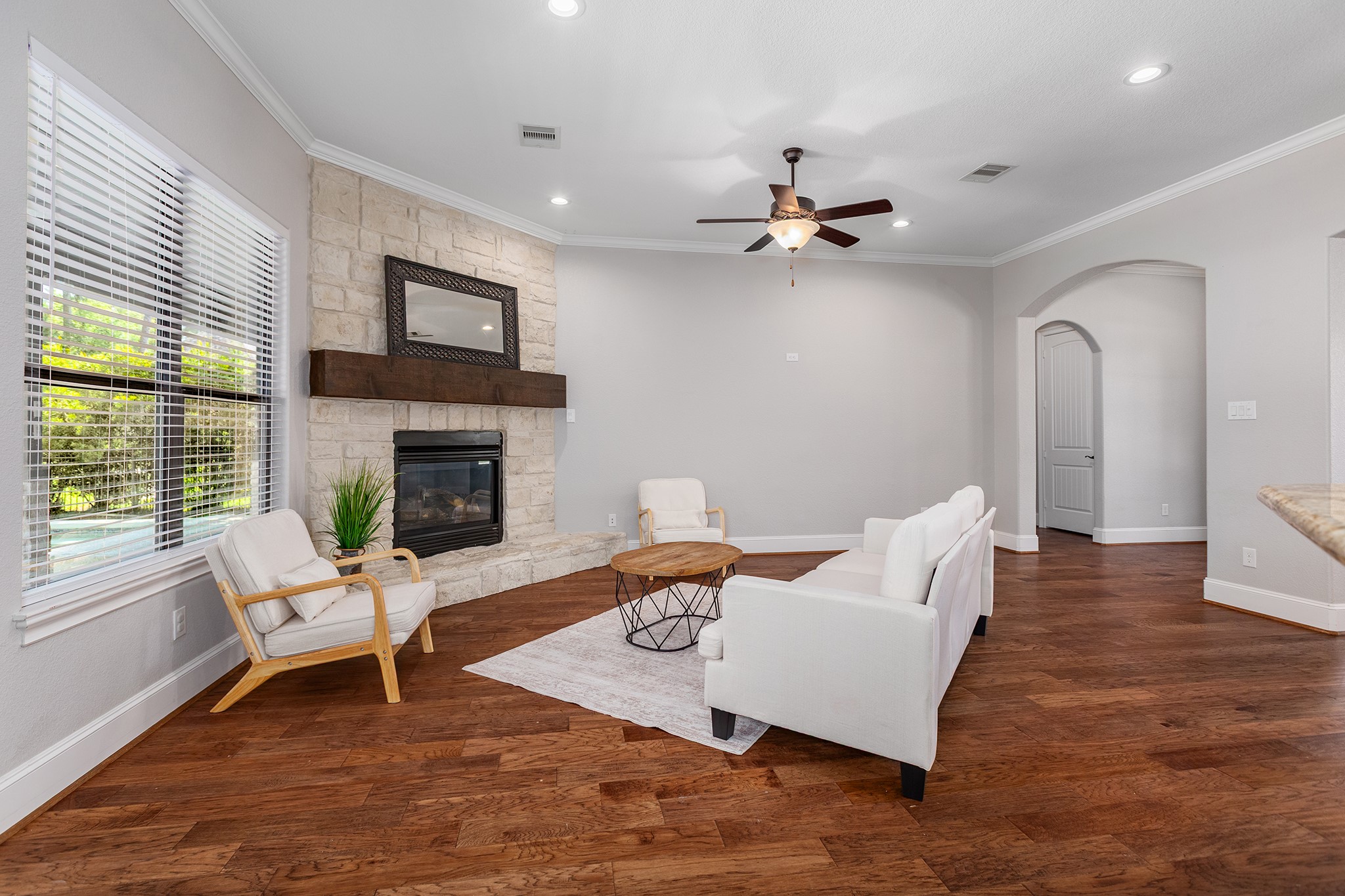 5507 Bright Timber Landing Drive Spring, TX 77386 - Photo 13 of 45 Recessed lighting, recent paint, updated fixtures and more!