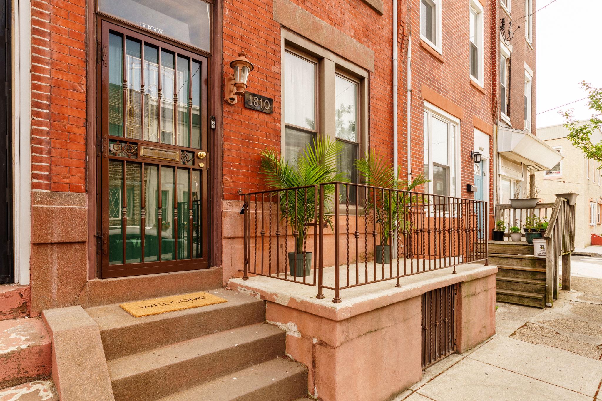 1810 Morris Street Philadelphia, PA 19145 - Photo 7 of 8 Charming brick facade with welcoming steps.
