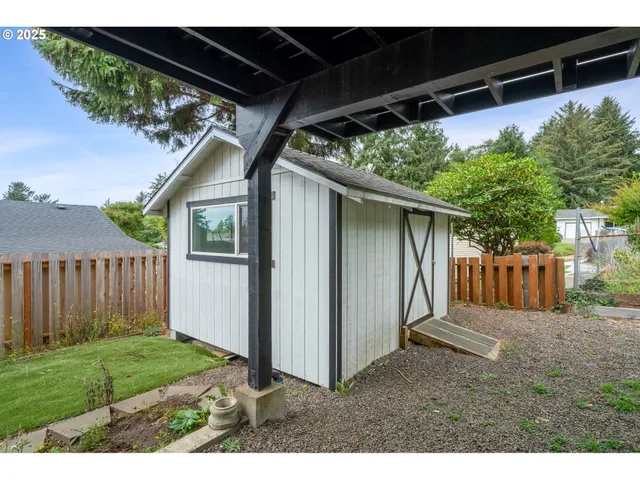 a view of small yard