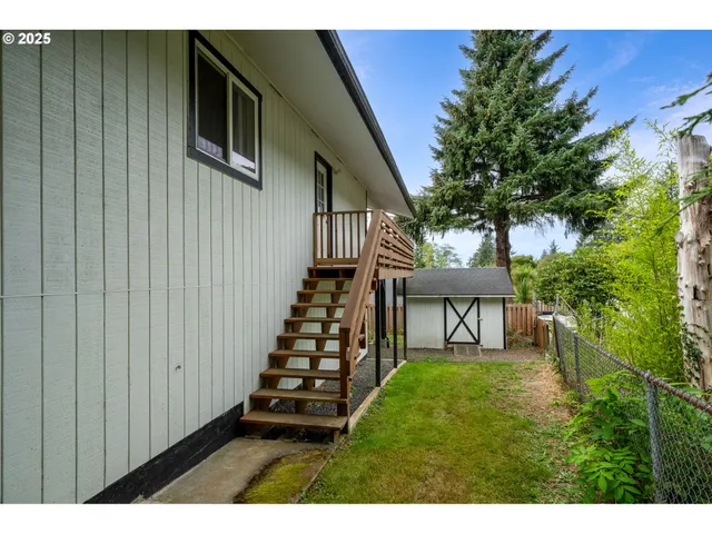 a view of outdoor space and yard