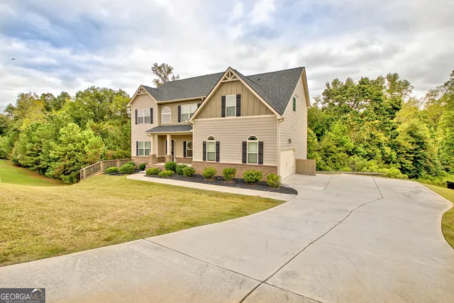a house with a outdoor space