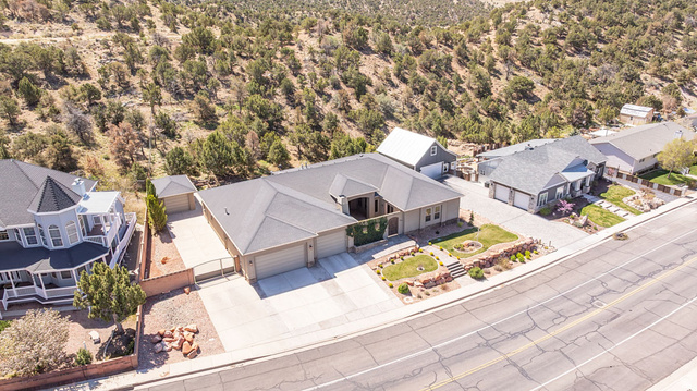 888 East Fiddlers Canyon Road Cedar City, UT 84721 - Photo 68 of 74 View from above of property