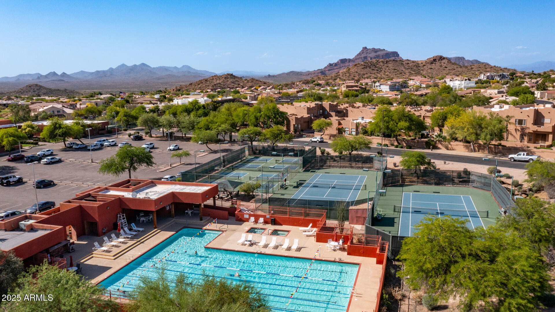 6334 East Viewmont Drive, Unit 17 Mesa, AZ 85215 - Photo 37 of 39 Pool and Courts