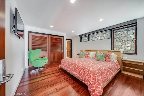 a view of wooden floor and curtain