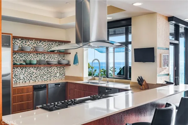 a view of living room with furniture and flat screen tv