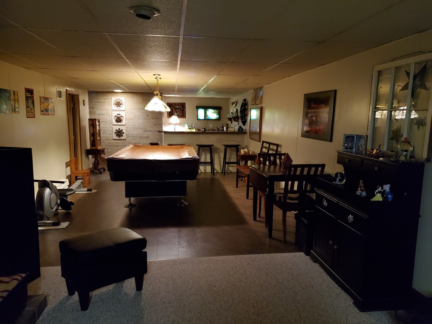 2502 Tower Road West Brooklyn, IL 61378 - Photo 14 of 26 a living room with lots of furniture and kitchen view
