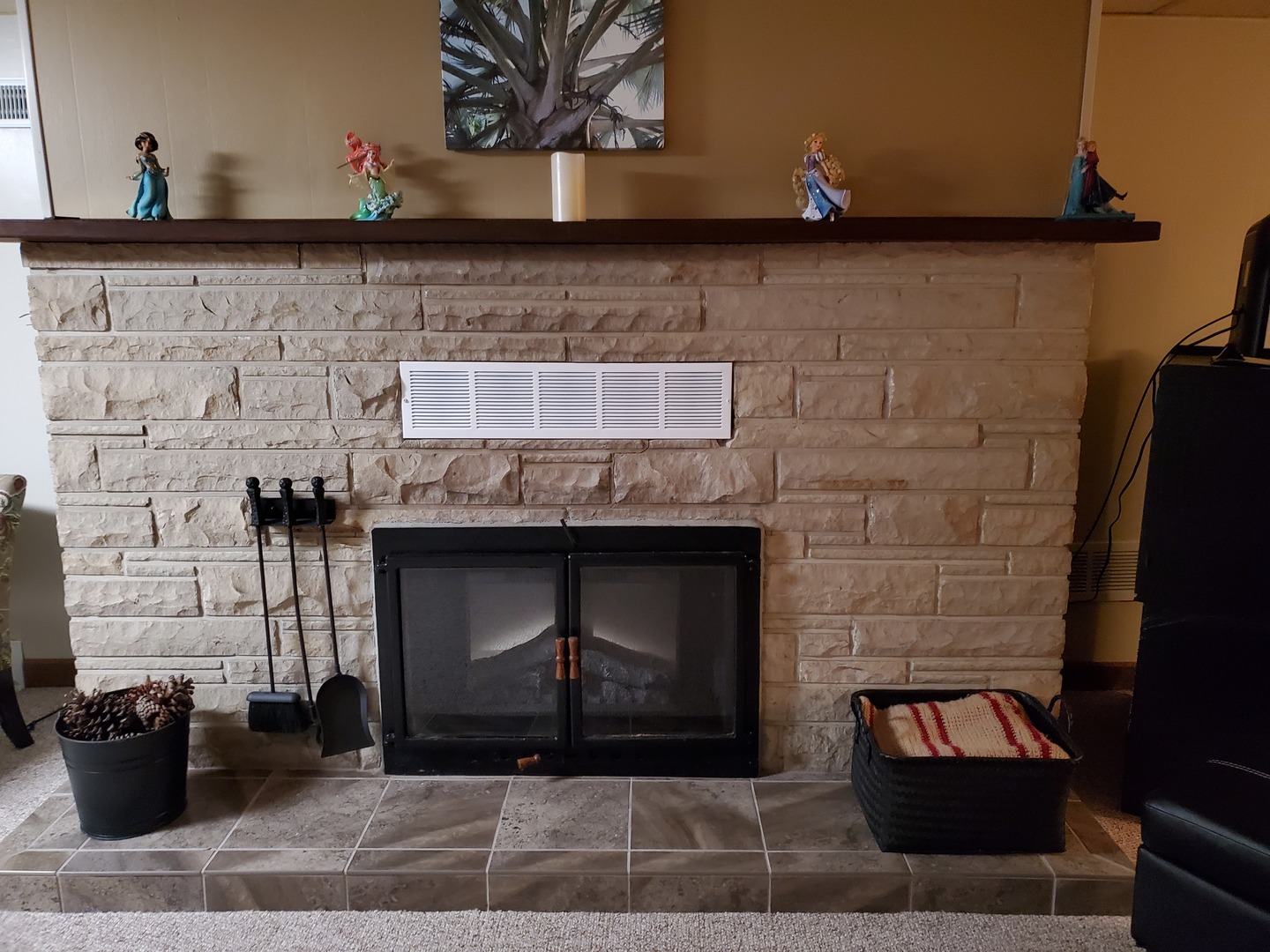 2502 Tower Road West Brooklyn, IL 61378 - Photo 18 of 26 a room with fireplace