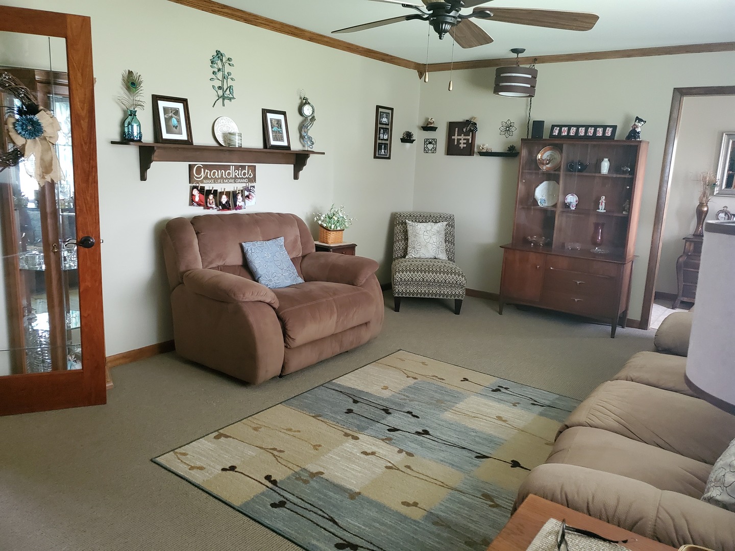 2502 Tower Road West Brooklyn, IL 61378 - Photo 3 of 26 a living room with furniture and a rug
