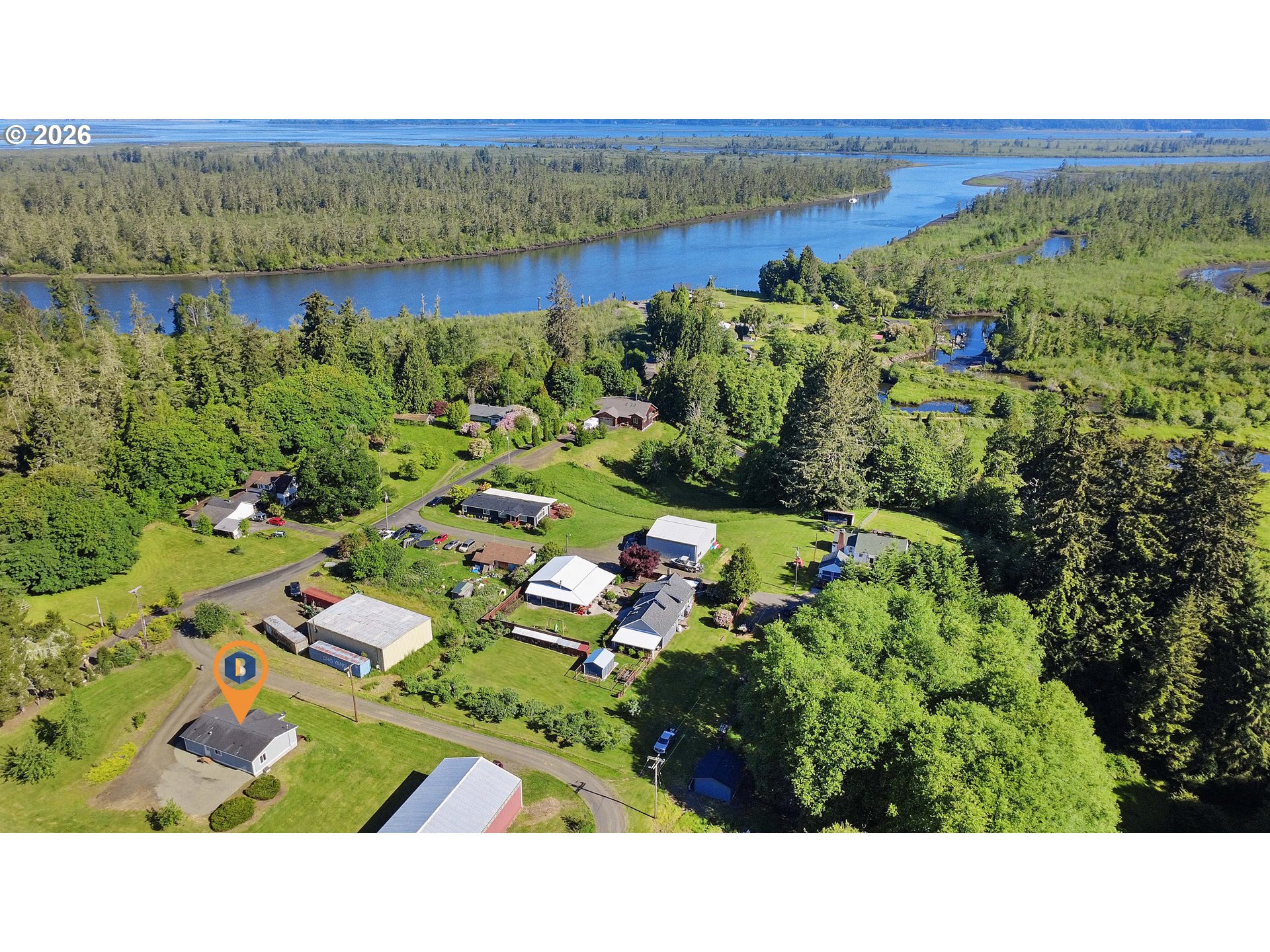 93228 Knappa Platt Road Astoria, OR 97103 - Photo 44 of 46 Drone View/UAV