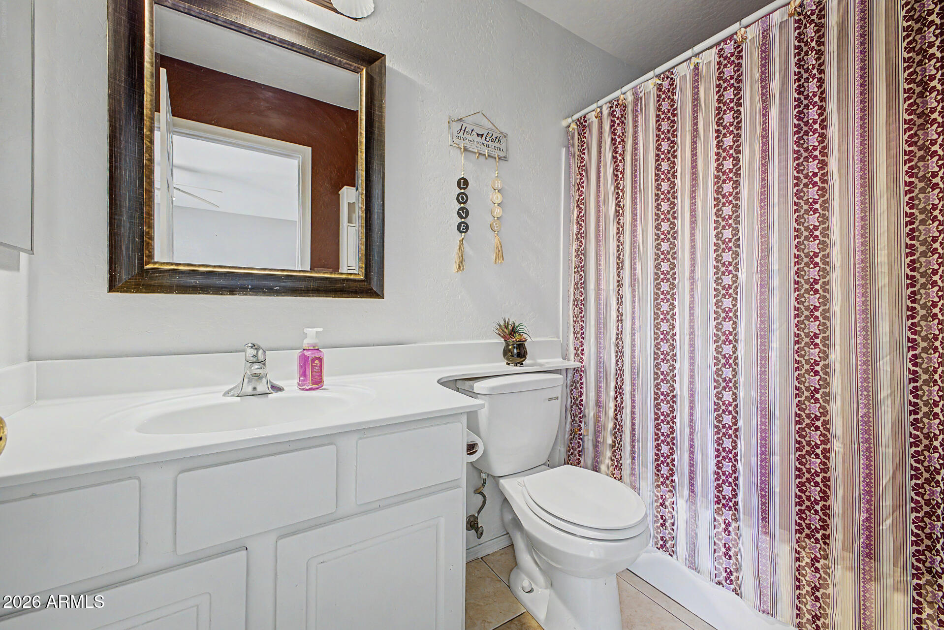 17236 West Durango Street Goodyear, AZ 85338 - Photo 9 of 14 a bathroom with a toilet sink and mirror