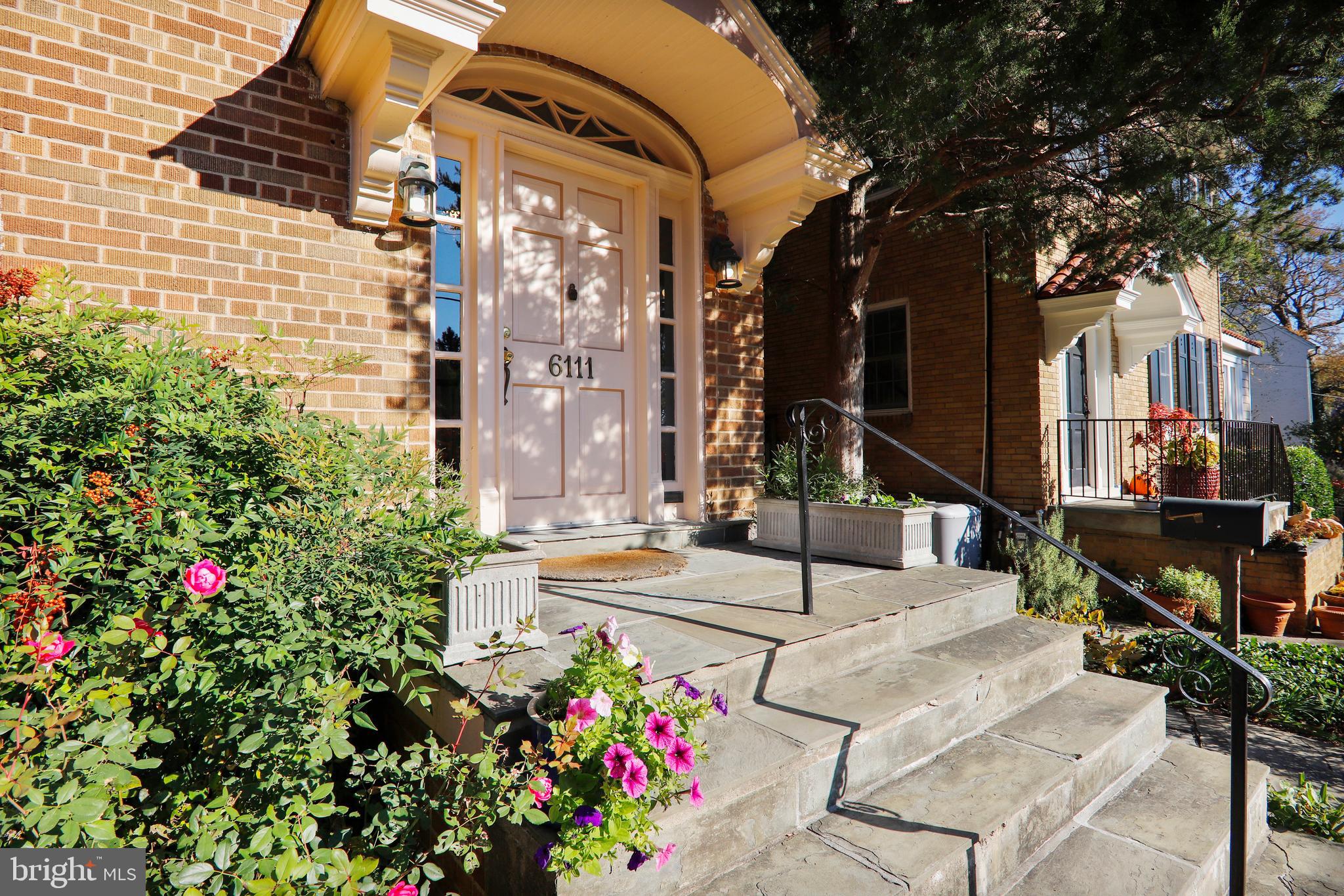 6111 Broad Branch Road Northwest Washington, DC 20015 - Photo 3 of 46 Approach to front door