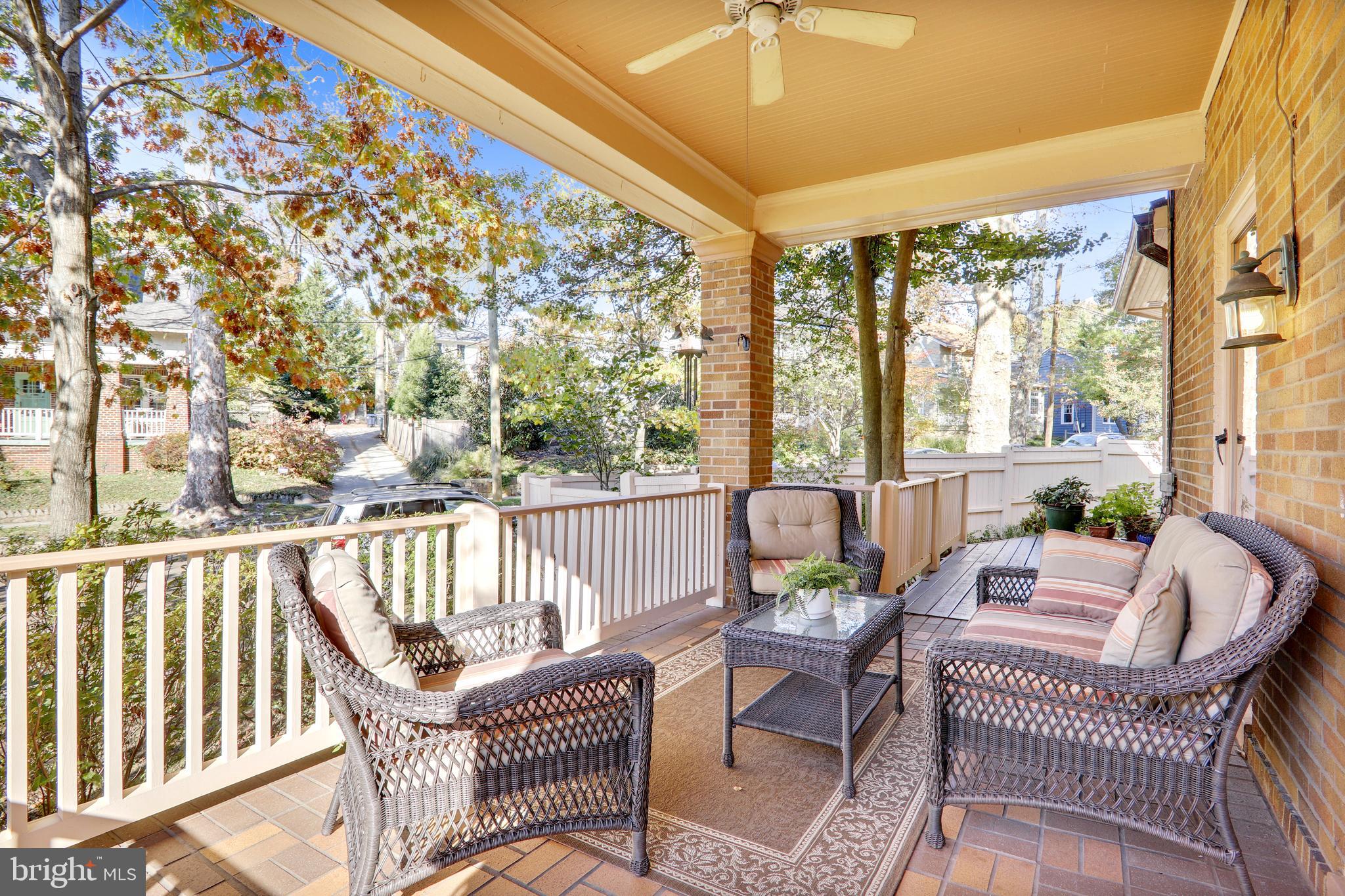 6111 Broad Branch Road Northwest Washington, DC 20015 - Photo 44 of 46 Wonderful friendly porch