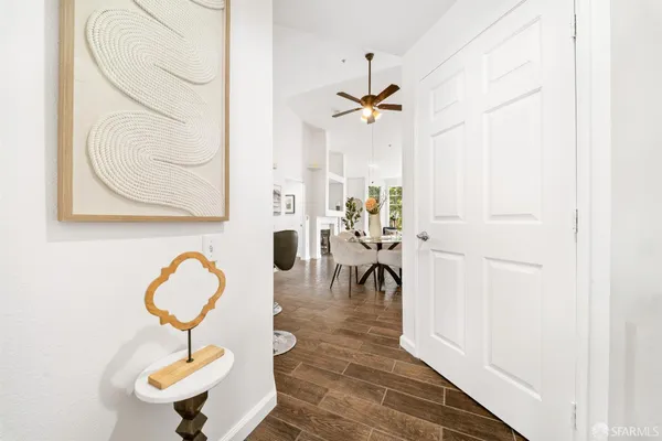 a bathroom with a sink a mirror and a shower
