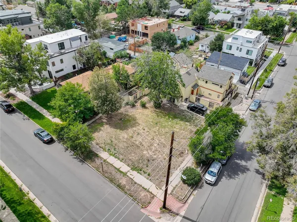 an aerial view of residential house with outdoor space