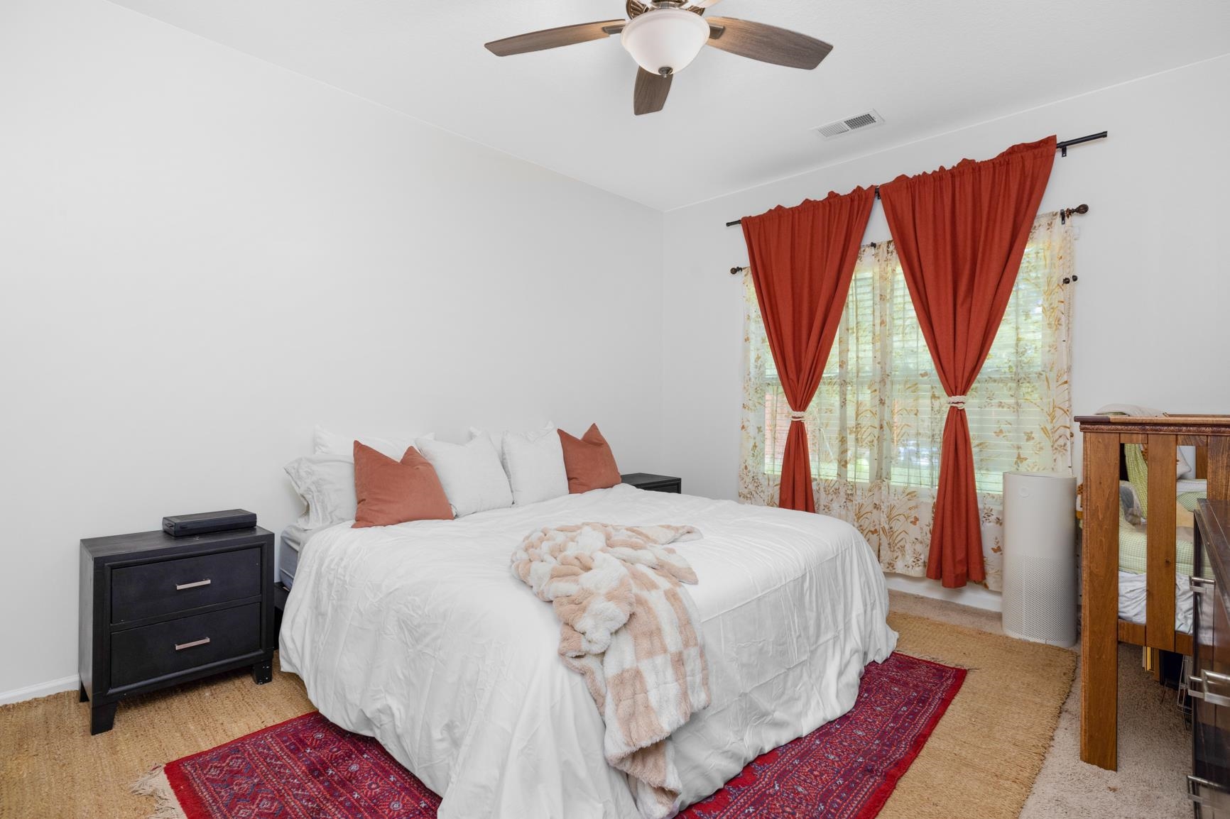 5132 Shellback Drive Millington, TN 38053 - Photo 12 of 24 a bedroom with a bed closet and a large window