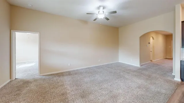 a view of an empty room