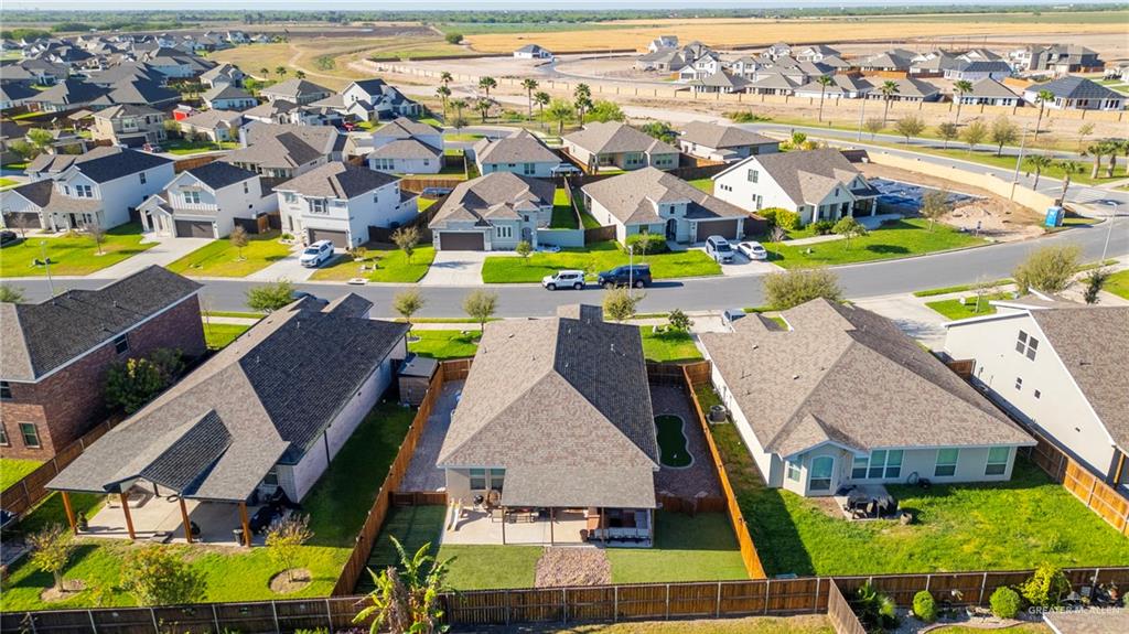 6332 Cascada Bnd Road McAllen, TX 78504 - Photo 16 of 18 an aerial view of residential houses with outdoor space and swimming pool
