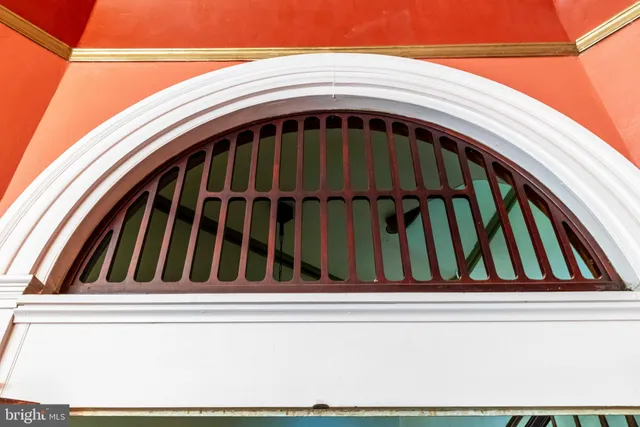 a front view of a building