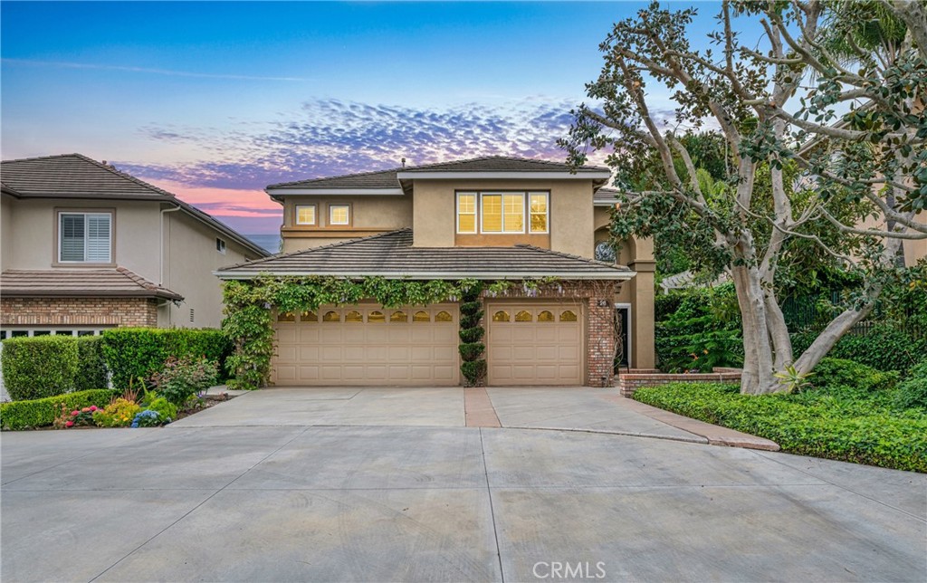 a view of a house with a yard and plants