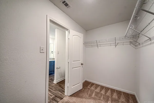 a view of walk in closet