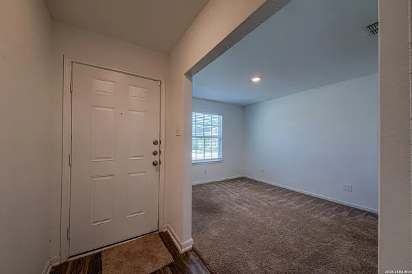 a view of empty room