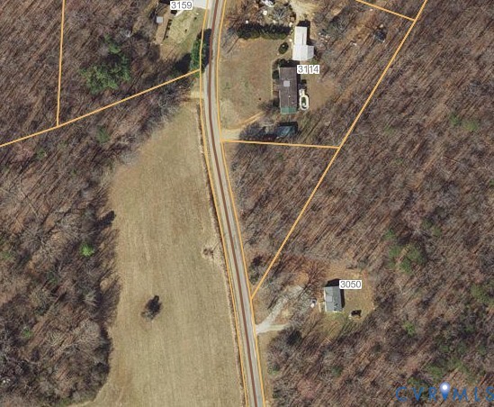 Lot 1 Forest Chapel Road Pamplin, VA 23958 - Photo 2 of 5 Aerial Property Map. Illustrating property boundar
