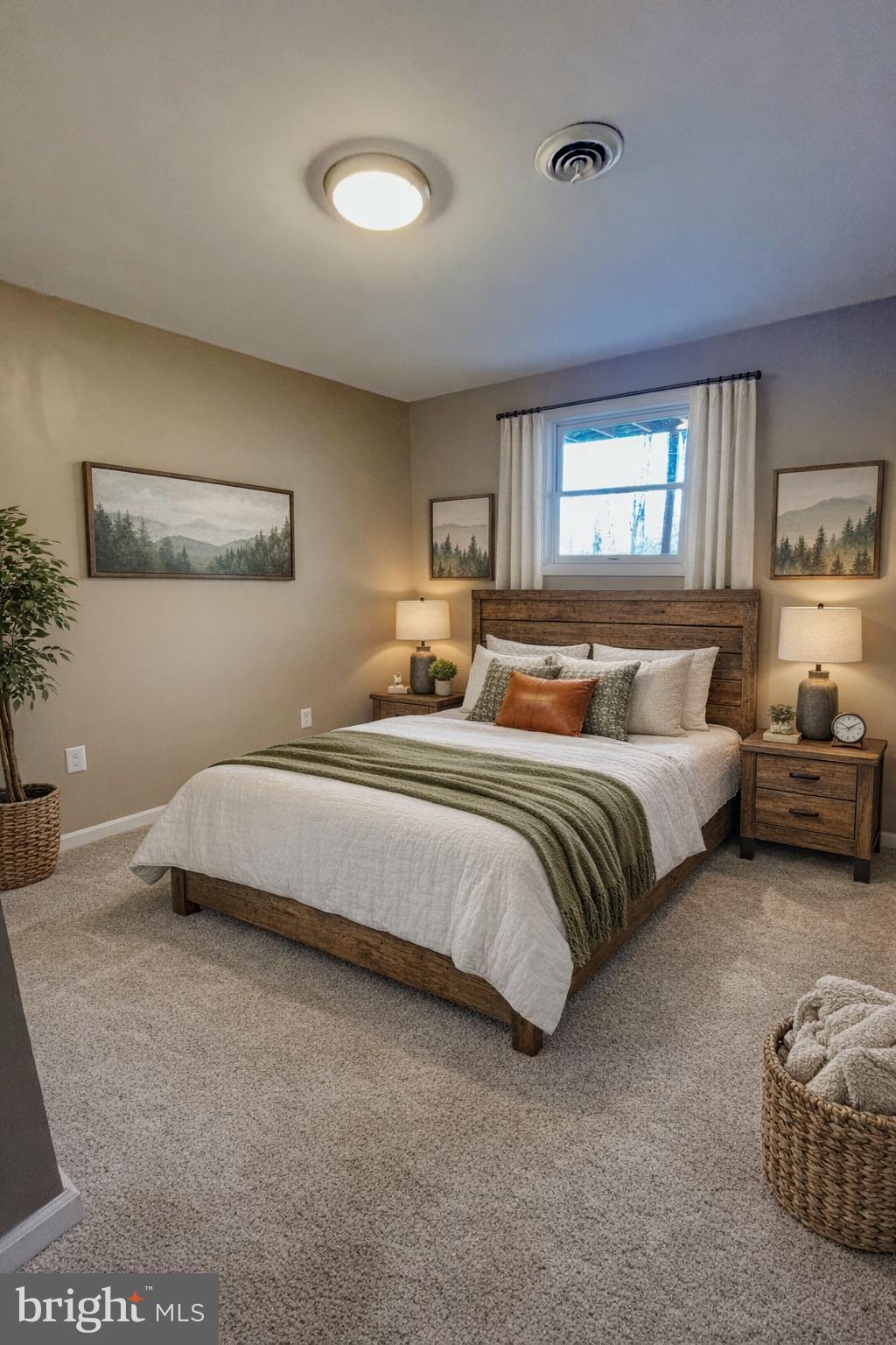 138 Parkside Road Linden, VA 22642 - Photo 27 of 38 a bedroom with a bed and a window