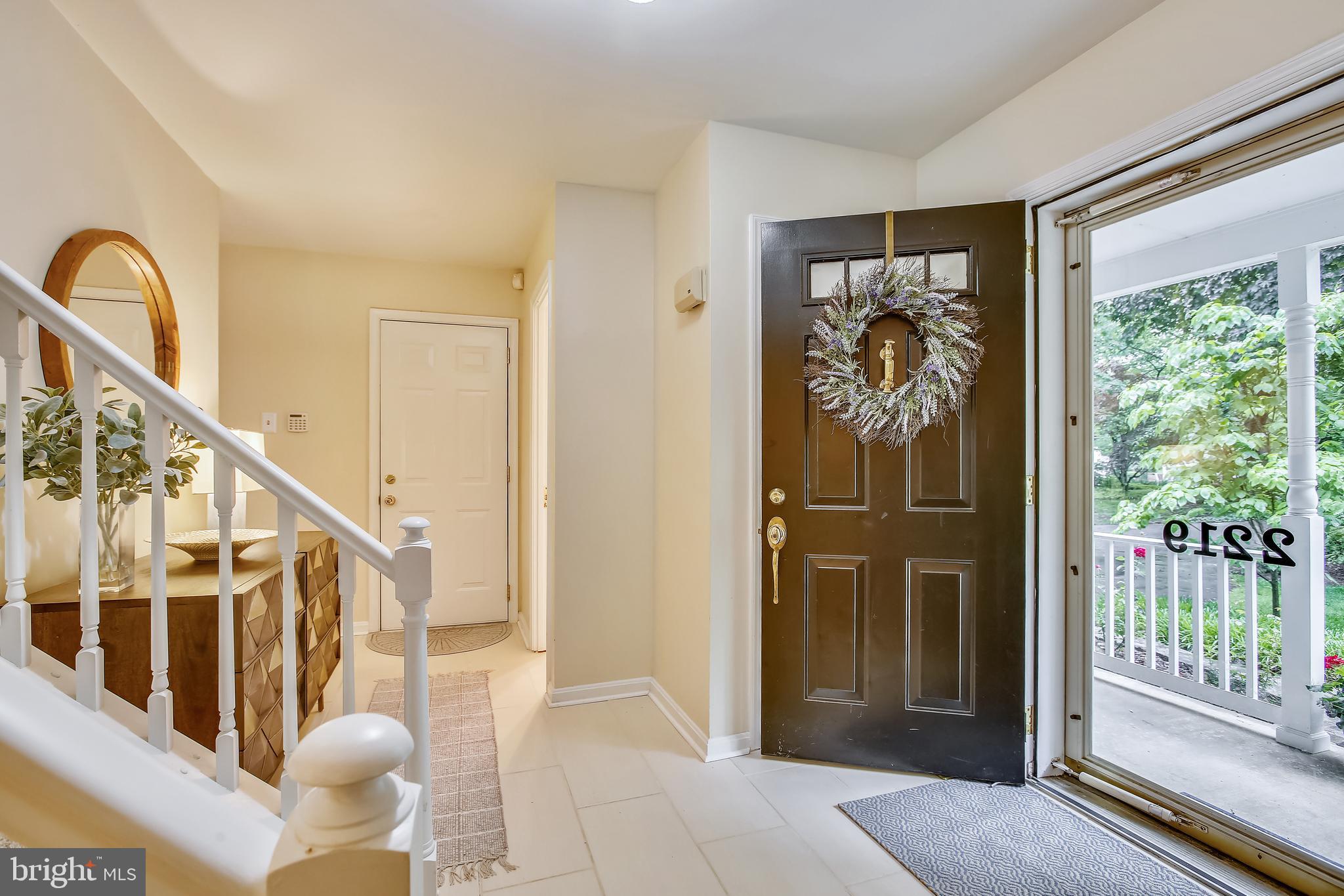 2219 Wakerobin Lane Reston, VA 20191 - Photo 2 of 33 Welcoming Foyer and Front Porch