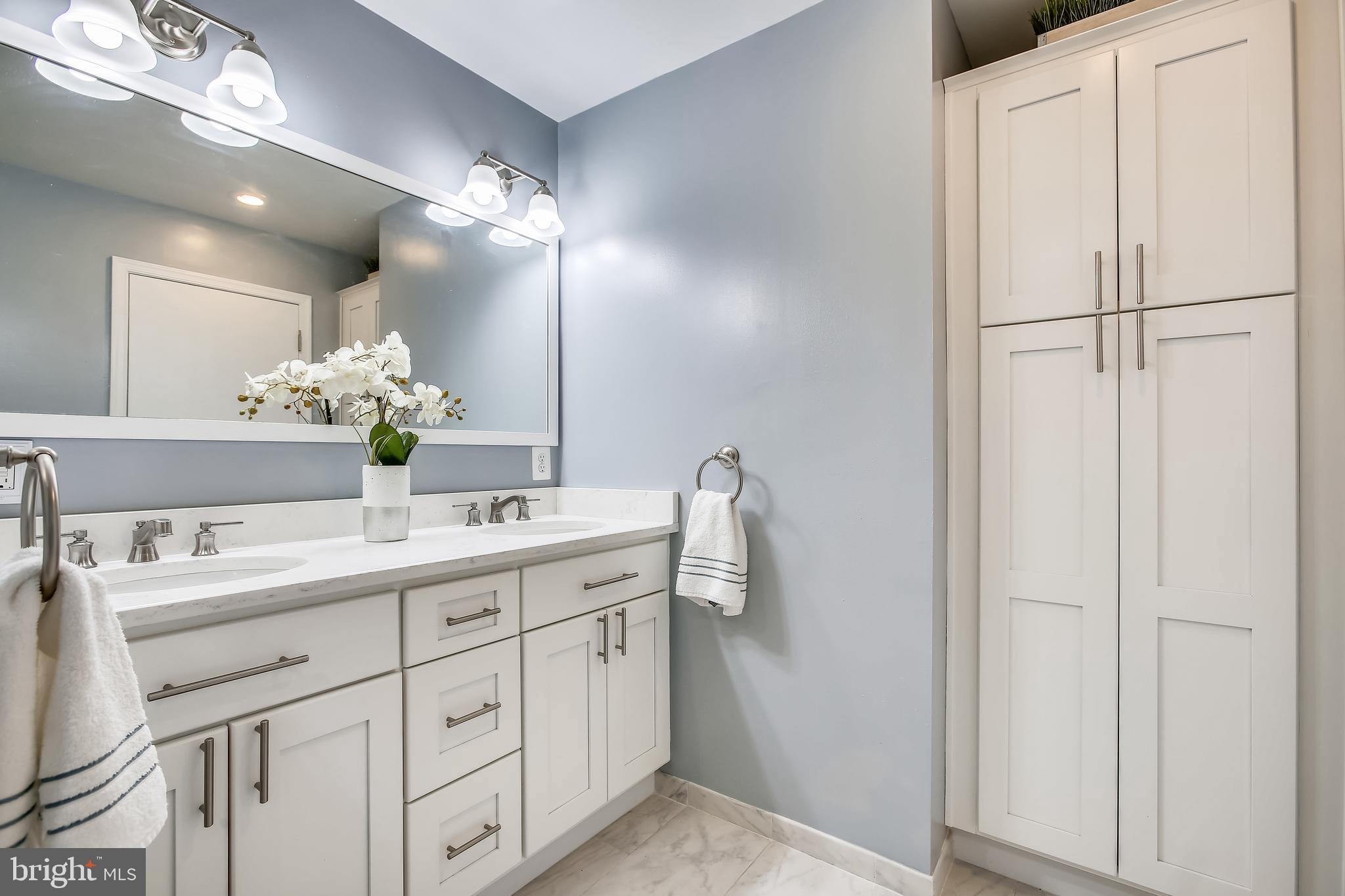 2219 Wakerobin Lane Reston, VA 20191 - Photo 24 of 33 Primary Bath Offers Plenty of Storage