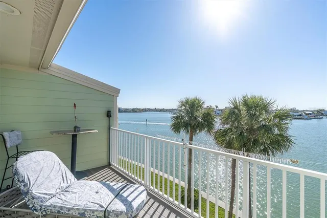 a view of balcony and deck