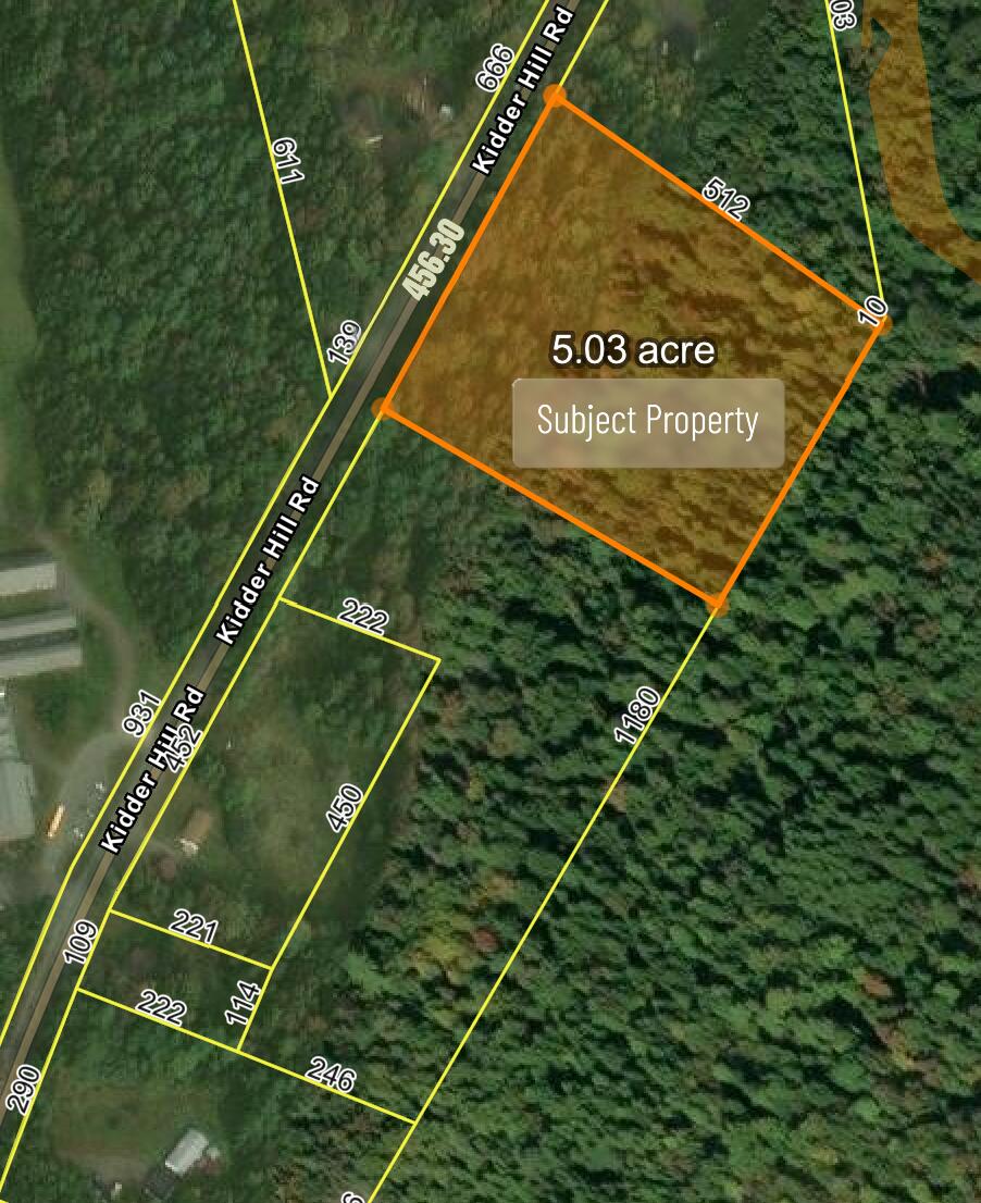 5.03 acre map with dim