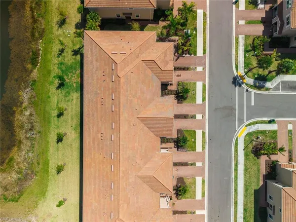 a view of a swimming pool with an ocean view