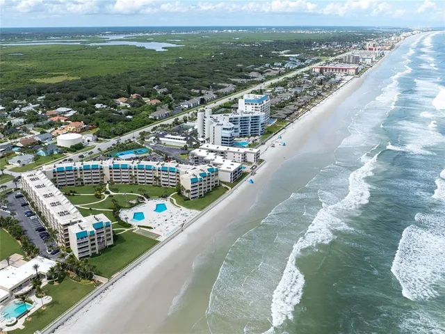 a view of a city from a balcony